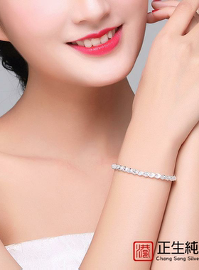 新款高级感纯银手链女生999足银气质凤尾小众设计精品ins风饰品