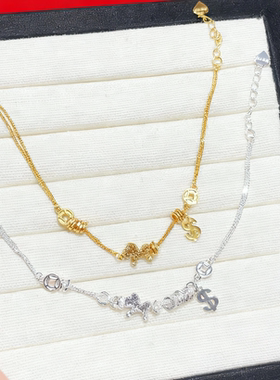 香港正生纯银999足银手链马上有钱碎冰冰盘缠新年礼物2025年新款