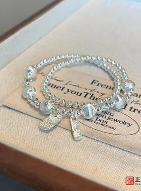 香港正生新款S925纯银双层