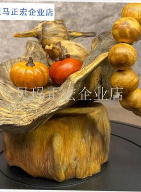 松明子琥珀e木 茶台茶桌 室内天然家居摆饰 多年陈化料