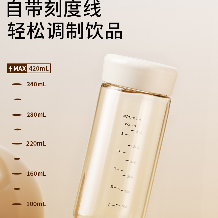 ppsu水杯便携女夏天杯子耐高温食品级可装开水无胶圈咖啡杯学生瓶