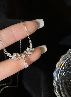 足银999正品小王子麦穗项链礼物