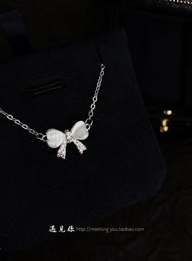 《恋蝶》925纯银蝴蝶项链送闺蜜