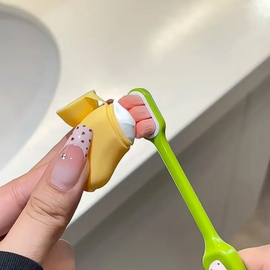 香蕉牙刷头保护壳便携式牙刷牙膏收纳防尘旅行好物电动牙刷收纳套,淘宝优惠券,粉丝福利购,淘宝优惠卷