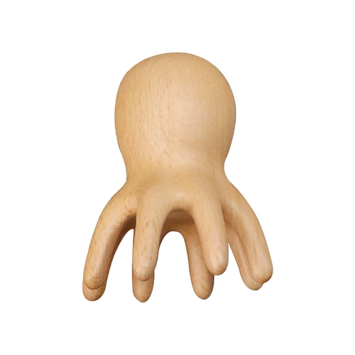 График массажа головы меридианы зазоры и сухожилия, чтобы поднять стержни и осьминог расческа