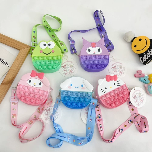 Милая детская сумка, детская игрушка, рюкзак, сумка через плечо, слайм, новая коллекция, антистресс