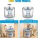Pet water dispenser automatic live water cat water dispenser transparent constant temperature smart cat and dog water dispenser pet daily necessities