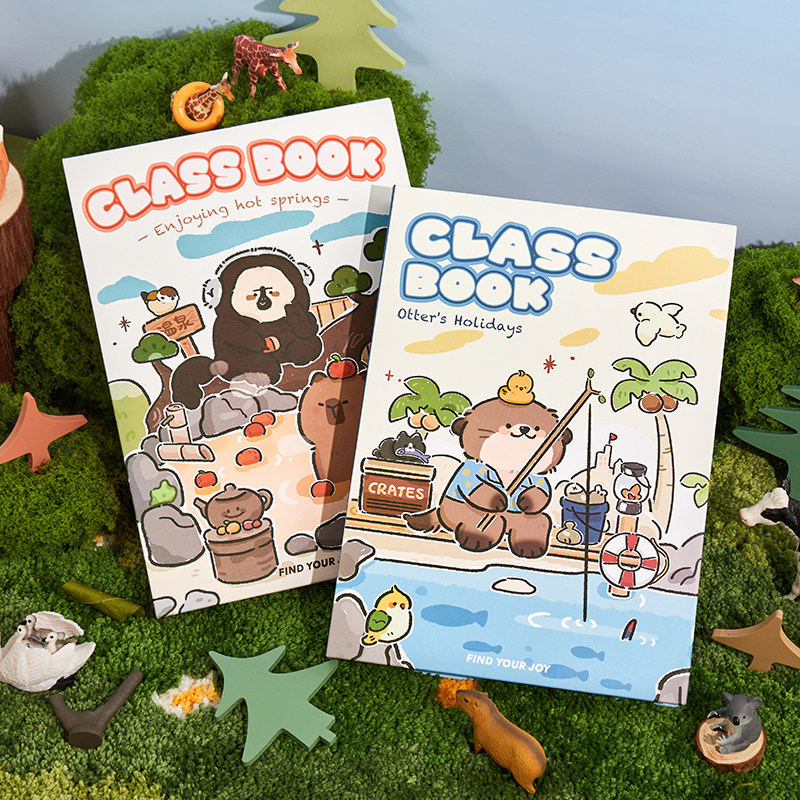 动物假期同学录2024新款高颜值小学生六年级ing风小众毕业纪念册