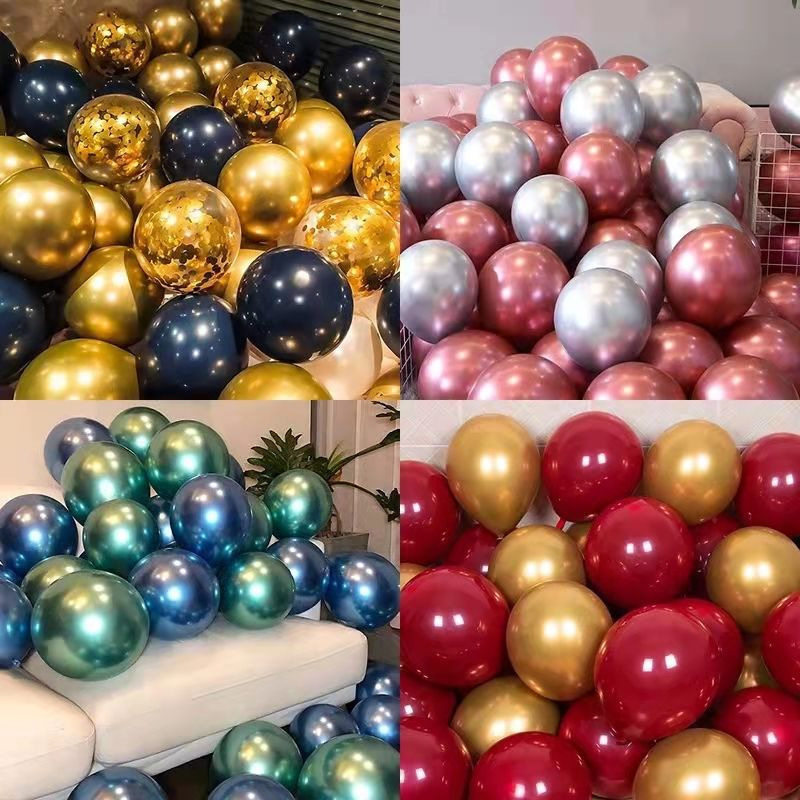 加厚金属色灰色墨蓝色气球ins生日结婚求婚布置装饰网红气球加厚,淘宝优惠券,粉丝福利购,淘宝优惠卷