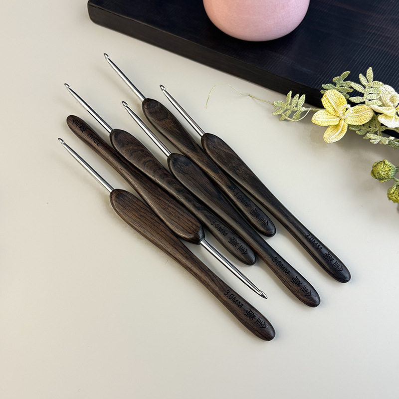 金岚钩针乌木指南针老款精抛针头可手工编织毛线玩偶围巾钩针工具,淘宝优惠券,粉丝福利购,淘宝优惠卷