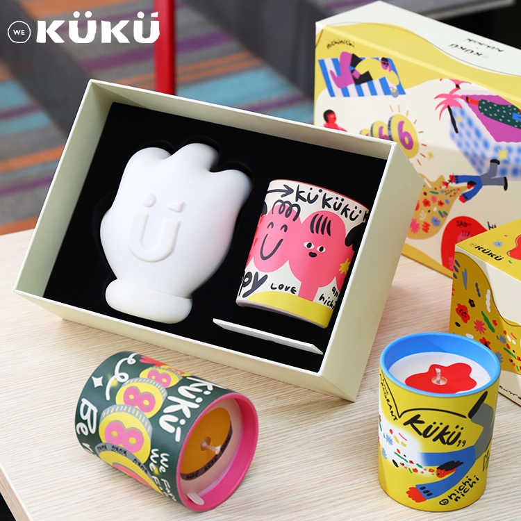 【新年礼物】WEKUKU掌握系列香薰蜡烛礼盒家居香氛摆件生日伴手礼