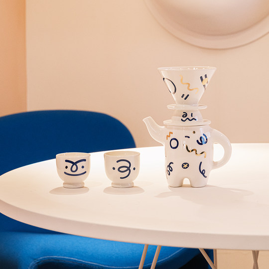 【新年礼物】WEKUKU叉腰壶茶宝茶咖两用壶手冲咖啡壶茶具茶壶套装