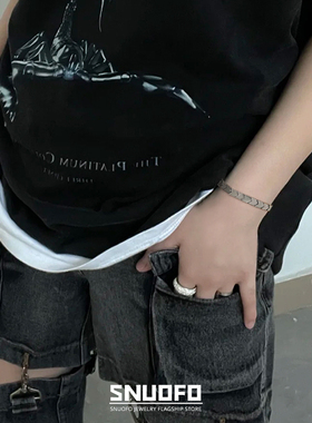 美式嘻哈手链高颜值学生党设计感