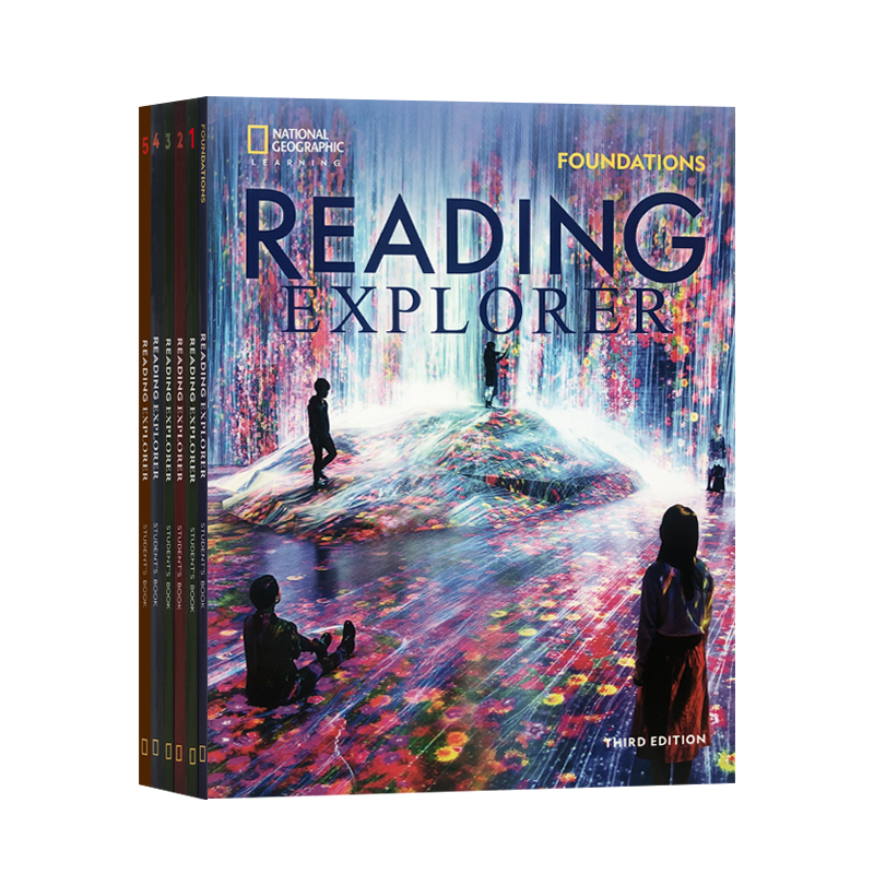 进口原版美国国家地理reading explorer 第三版附在线练习账号foundations 1 2 3 4 5级别reading explore 初高中英语阅读训练教材 - 图3