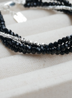 TW女925银ins风满天星多层手链