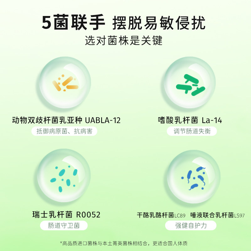 因微健抗过敏儿童大人益生元益生菌 因微益生菌