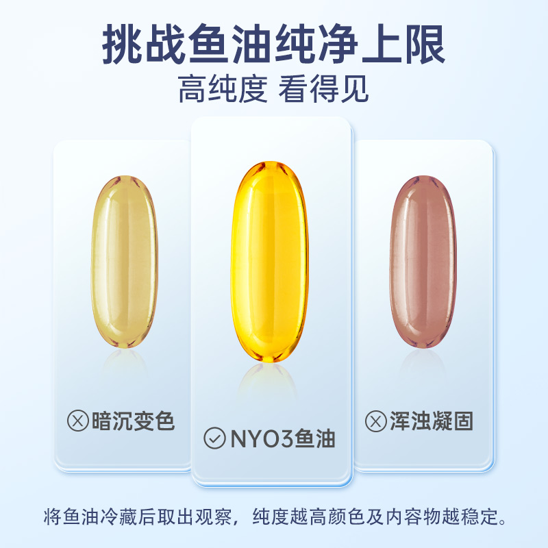 【自营】NYO3挪威进口深海鱼油软胶囊高浓缩omega3中老年呵护心脑 - 图3