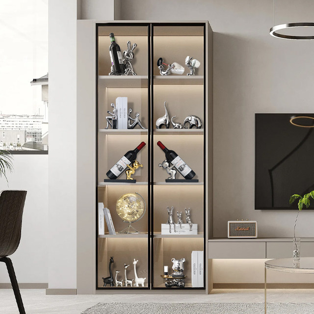 Light luxury violent bear living room TV cabinet