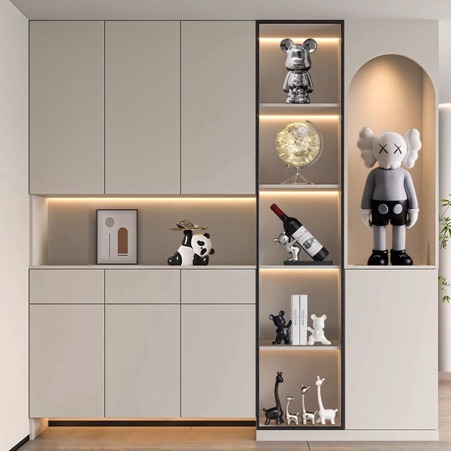 Light luxury violent bear living room TV cabinet