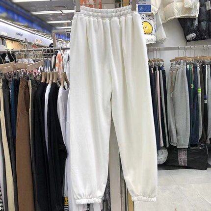 加肥加大码300斤休闲裤子男女秋冬加绒宽松束脚运动裤高街灯笼裤2,淘宝优惠券,粉丝福利购,淘宝优惠卷