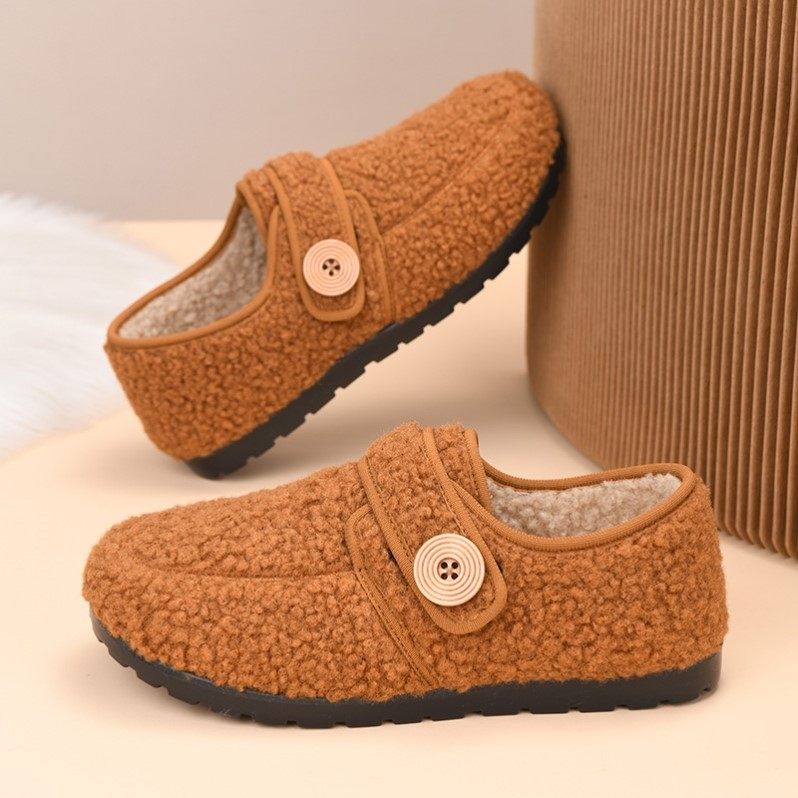 冬季老北京棉鞋女加绒保暖毛毛鞋加厚防滑豆豆鞋平底休闲妈妈棉靴,淘宝优惠券,粉丝福利购,淘宝优惠卷