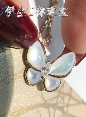 银镀金女款吊坠轻奢黄金锁骨链