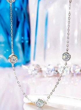 银镀金多个泡泡项链韩系新款
