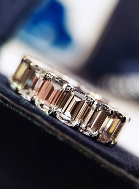 新款现货蛋形排戒情侣款戒指