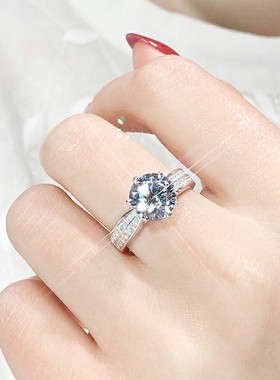 星光皇后1克拉求婚钻戒戒指