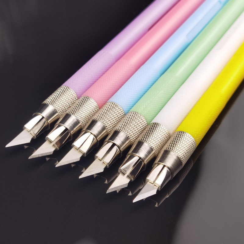 手工雕刻刀橡皮章剪纸手帐模型学生美术小清新合金金属笔刀片套装,淘宝优惠券,粉丝福利购,淘宝优惠卷