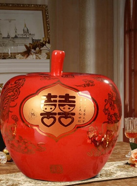 景德镇粉彩瓷节庆现代简约送礼品