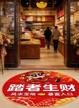 商场新店开张活动地贴