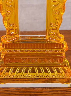 水晶龙牌位祖先牌佛像佛堂