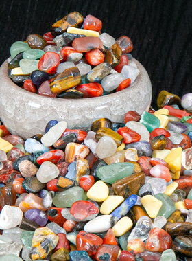 七彩宝石供佛天然散装七宝石