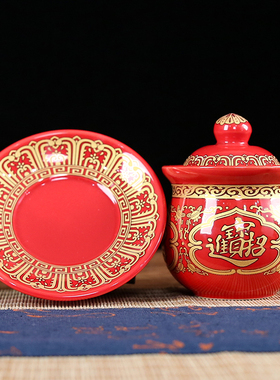 陶瓷招财供杯供佛水杯