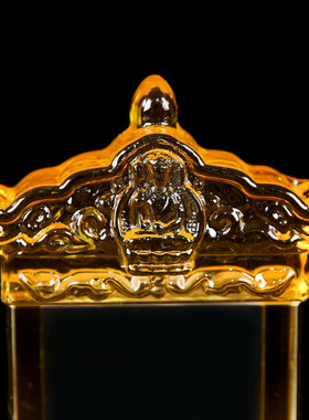 水晶宝盖款牌位架新款宝盖牌