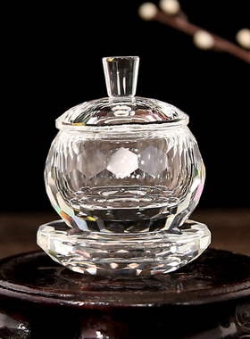 透明水晶供杯供佛水杯