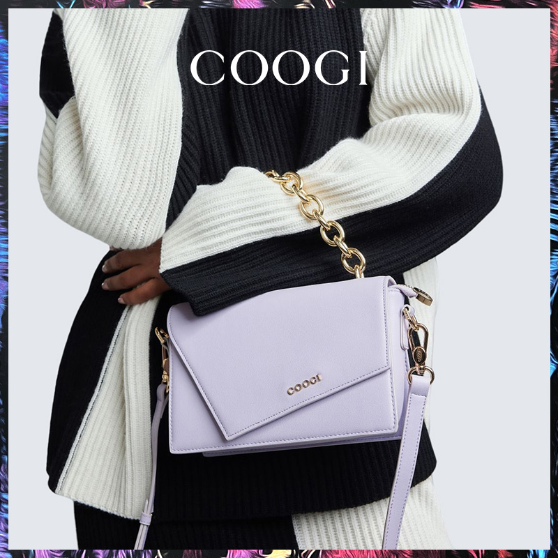COOGI2025新款小方包女斜挎高级感单肩包欧美时尚手提腋下包百搭