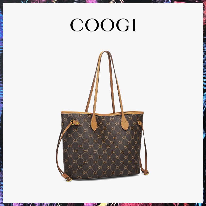 COOGI包包女新款通勤大容量托特包轻奢单肩手提包腋下包生日礼物,淘宝优惠券,粉丝福利购,淘宝优惠卷