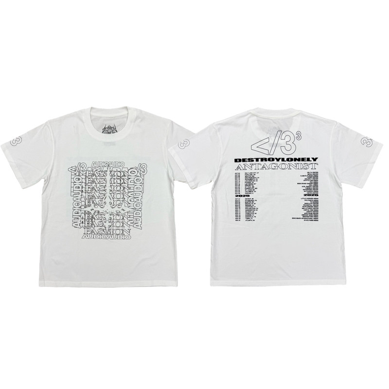 Destroy Lonely Antagonist Tour Merch 3 Tee venue limited short-sleeved T-shirt