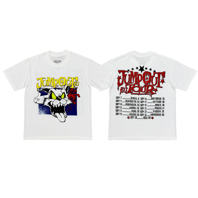 KK11 OSAMASON EU JUMPOUT TOUR MERCH Tee venue limited short-sleeved T-shirt