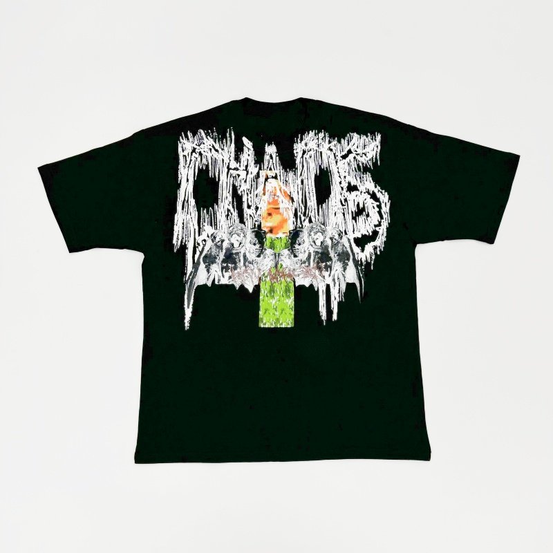 KK11 Ken Carson A Great Chaos Tour Merch tee T-shirt high street