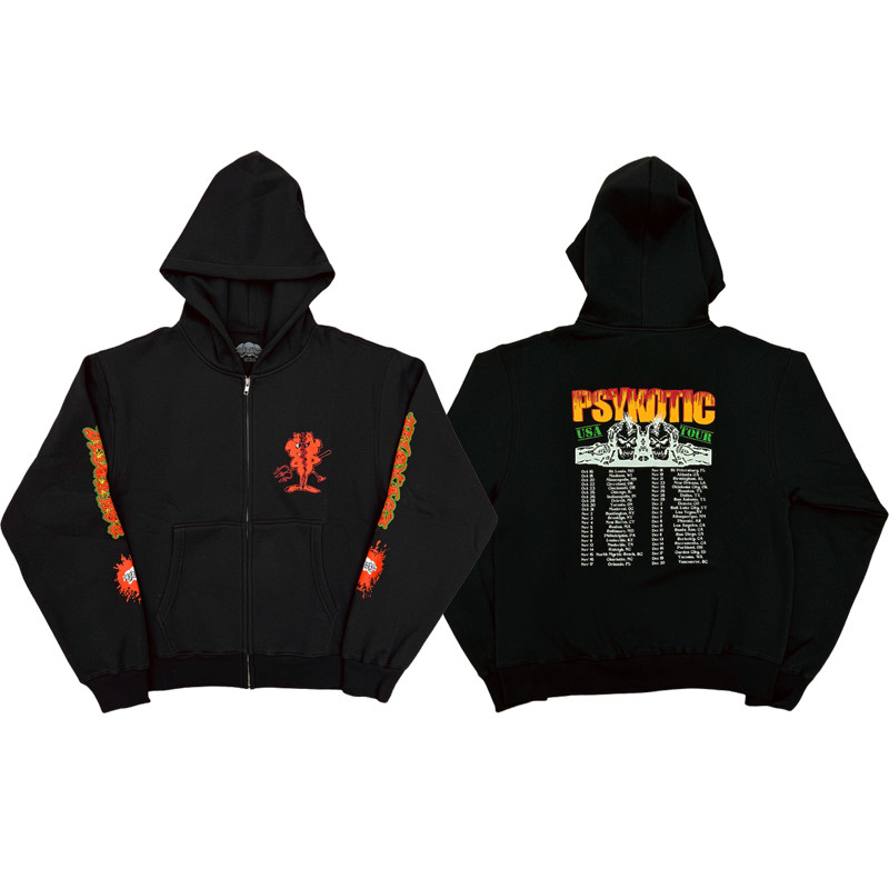 Osamason Psykotic Hoodie Merchandise Limited Zip Jacket