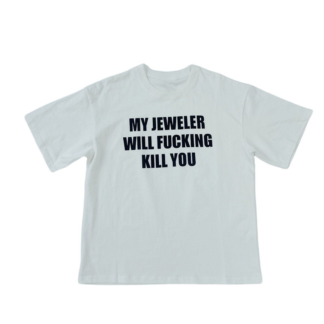 KK11 N9 number nine 06SS slogan short-sleeved T-shirt Miyashita archive NN Vintage