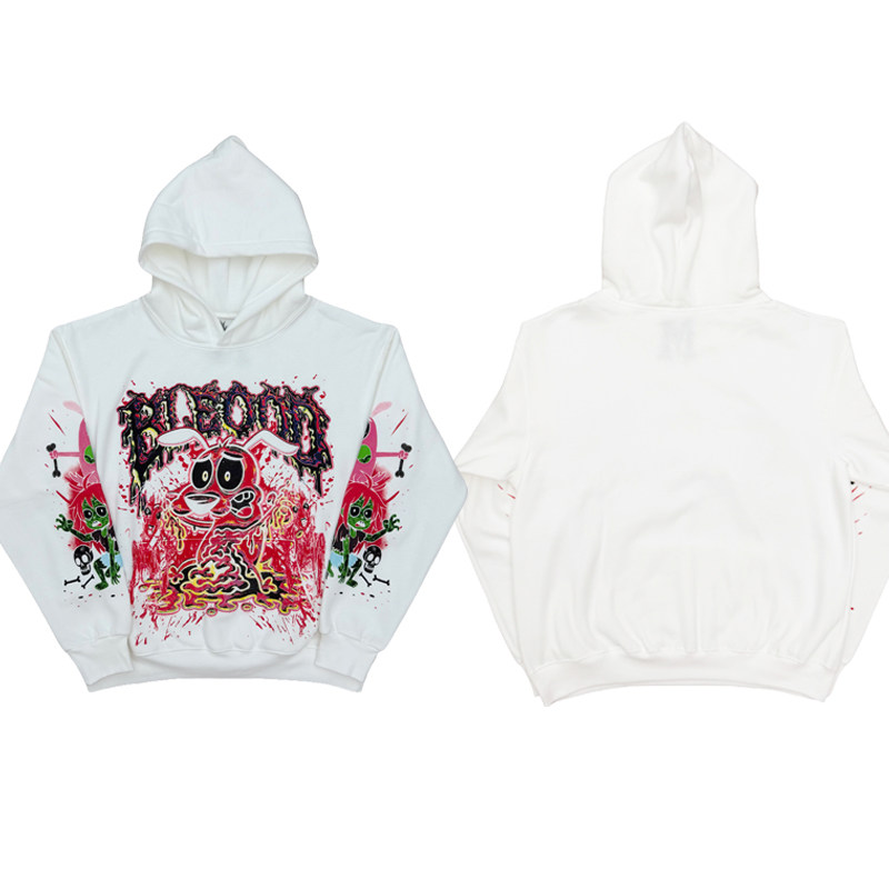 BLEOOD RASCAL PINK HOODIE rapper venue limited print hooded sweatshirt hoodie