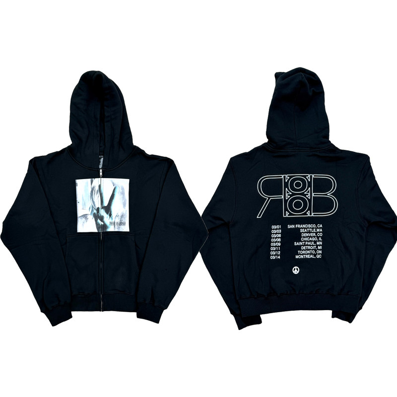Che Rest In Bass Resurrection Tour Zip Up Hoodie Zipper Hoodie Jacket