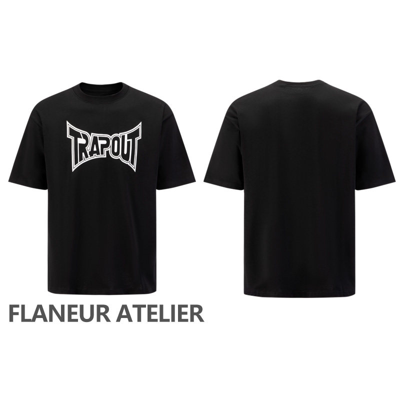 KK11 Kim Krueger "TRAPOUT" T Shirt peripheral short-sleeved retro slogan T-shirt