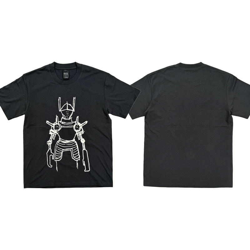 NUMBER NINE Gio Barn SS01 Knight Tee Retro Print Short Sleeve T-Shirt
