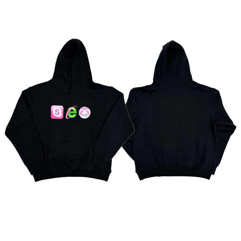 KK11 Droland Miller SEX slogan LOGO printed hooded sweatshirt hoodie