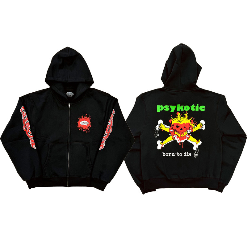 Osamason Pyskotic tour zip up hoodie venue limited hooded zip up jacket hoodie